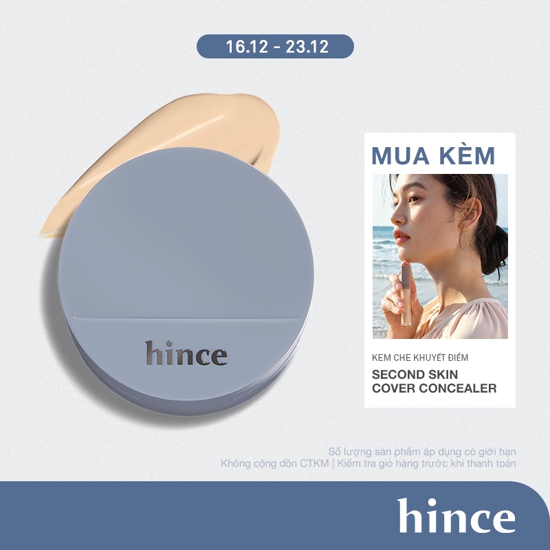 Phấn Nước hince Second Skin Mesh & Matte Cushion