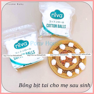 Bông viên nhét tai cho mẹ Niva,Bông gòn Viên sẵn tiện lợi