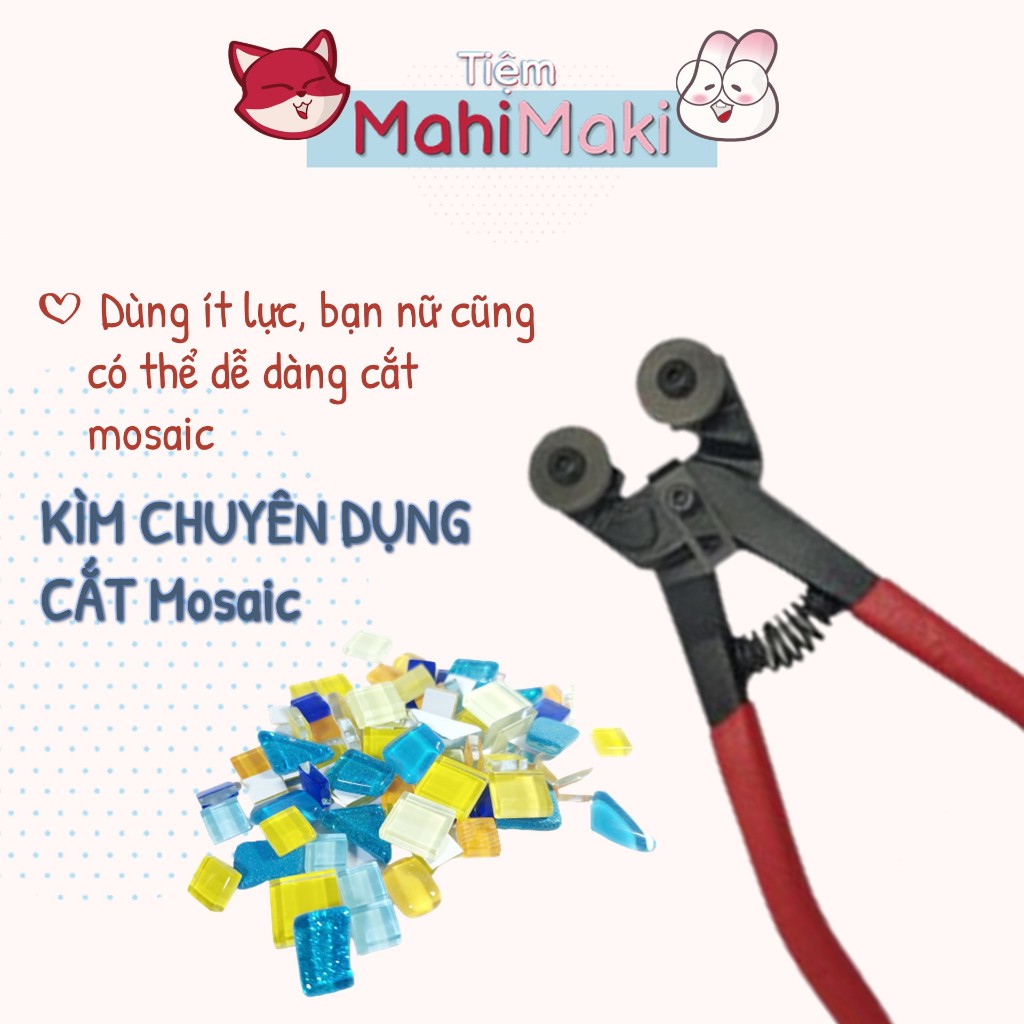 [HCM-Có sẵn] Kìm chuyên dụng cắt hạt mosaic làm đồ DIY - tiệm MahiMaki