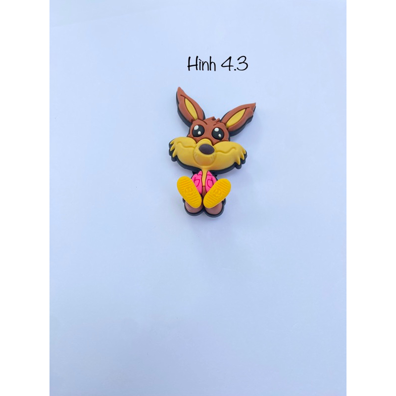 Charm, jibit, sticker gắn dép Cross hình to