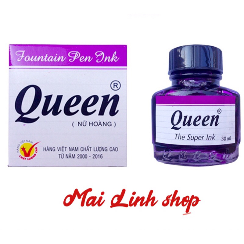 mực Queen tím hộp 30ml