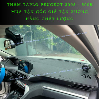 Thảm taplo xe peugeot 3008 5008 cao cấp