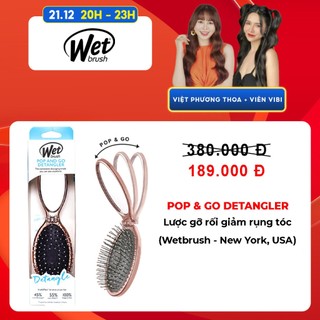 Lược chải gỡ rối Wetbrush dòng gập mini POP & GO