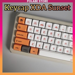 Keycap Sunset XDA profile PBT bàn phím cơ Polabe Store
