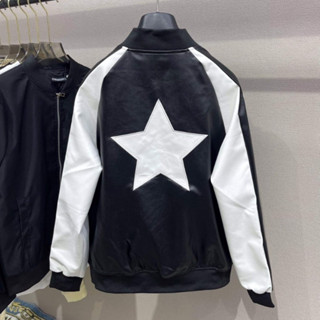 Áo Khoác da bomber DG Mẫu NeWW 2024 hàng bao lỗi bong nổ SPF