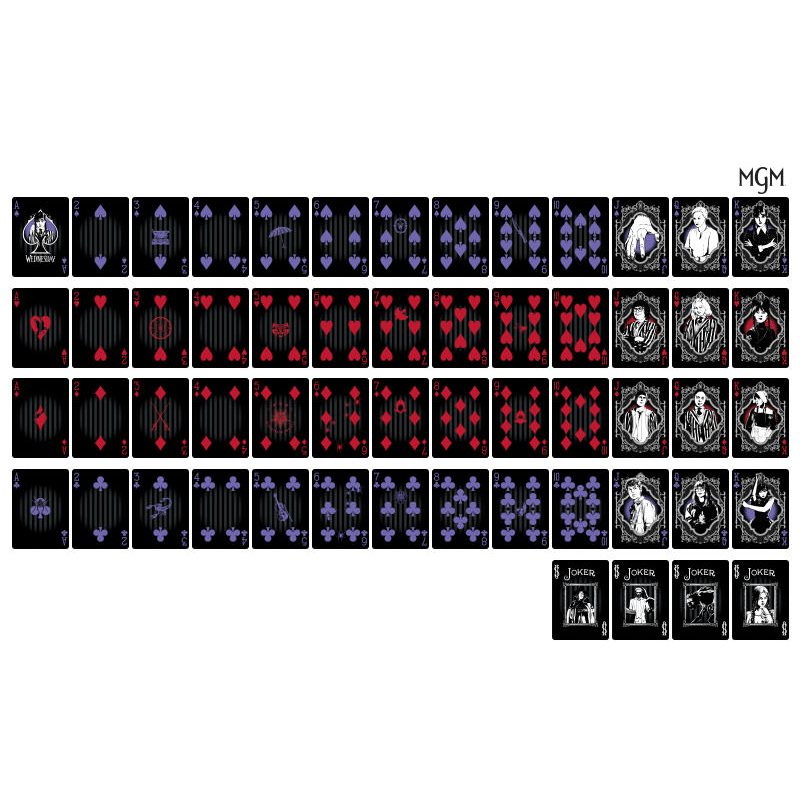 Bài tây Poker Bicycle Netflix Wednesday Playing Cards