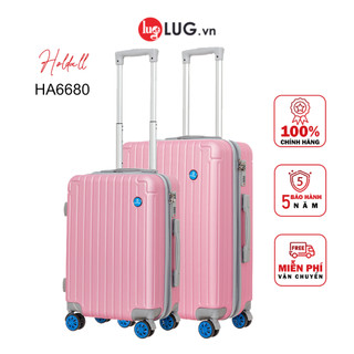 Combo 2 Vali Kéo LUG Holdall S19/S23/S27 HA6680 Nhựa ABS Hạn Chế Trầy Xước, Khóa Số Âm Thời Trang