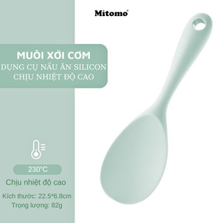 Muôi xới cơm silicon chiệu nhiệt cao cấp tuyệt đối an toàn Mitomo - Hàng chính hãng