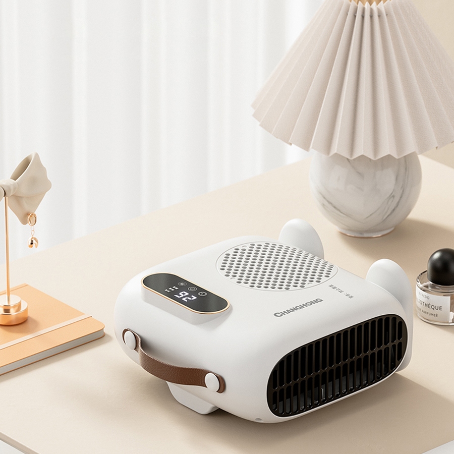 Máy Sưởi Mini Changhong Quạt Sưởi Để Bàn Nhỏ Gọn An Toàn 2 Chiều Công Suất 1500W Làm Nóng Nhanh Bảo Hành 12 Tháng