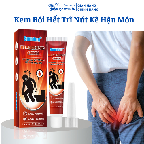 Kem bôi hết trĩ Sumifun giúp làm sạch trĩ hậu môn kéo búi trĩ giảm nứt hậu môn tuýp 20g