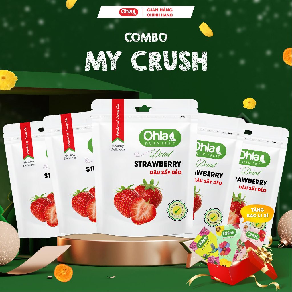 Combo My Crush Ohla_5 túi dâu