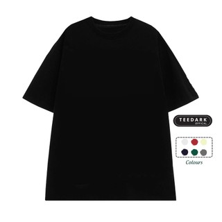 Áo Thun Uniex TEEDARK Mã Trơn Basic Form Rộng Chất Cotton Mềm Mịn, Phong Cách Năng động