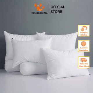 Ruột gối bông gòn, ôm người lớn, ruột gối đầu bông gòn trắng kích thước 45x65cm