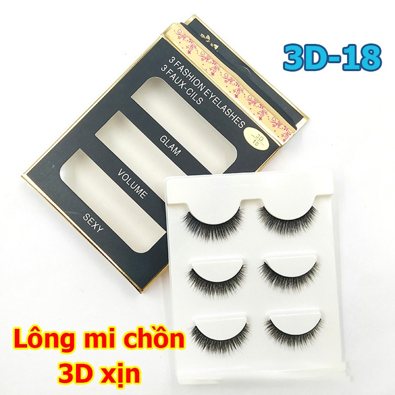 Lông mi chồn 3D số 18