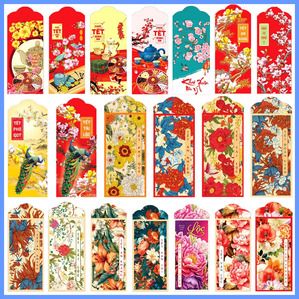 Lì xì tết 2024 - 50 bao lì xì tết đẹp độc lạ với hơn 123 mẫu lì xì tết truyền thống và hottrend năm Giáp Thìn