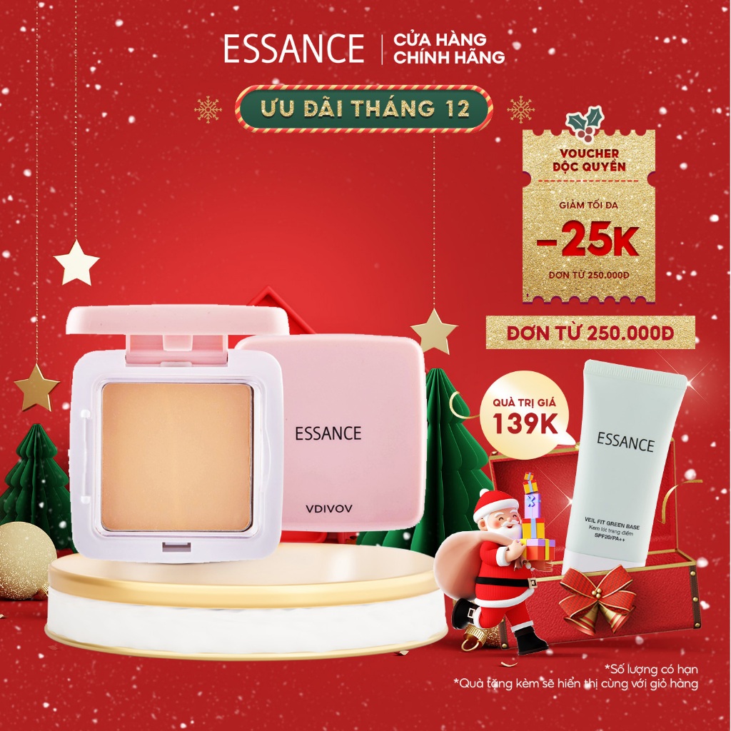 Phấn phủ mịn mượt Essance Silky Pact 9g