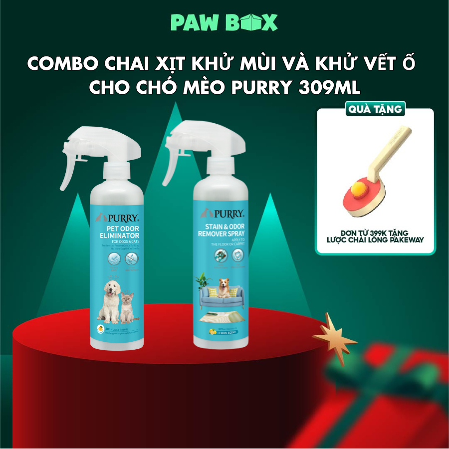 Chai xịt Purry an toàn phù hợp chó mèo 309ml
