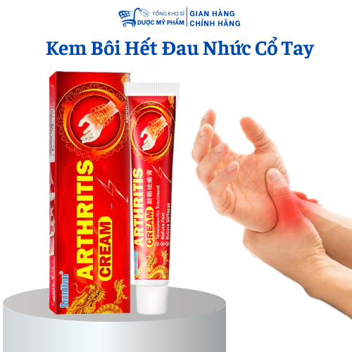 Kem bôi giảm đau nhức tê bì cổ tay Sumifun Arthritis Cream hiệu quả tức thì tiện lợi 20g