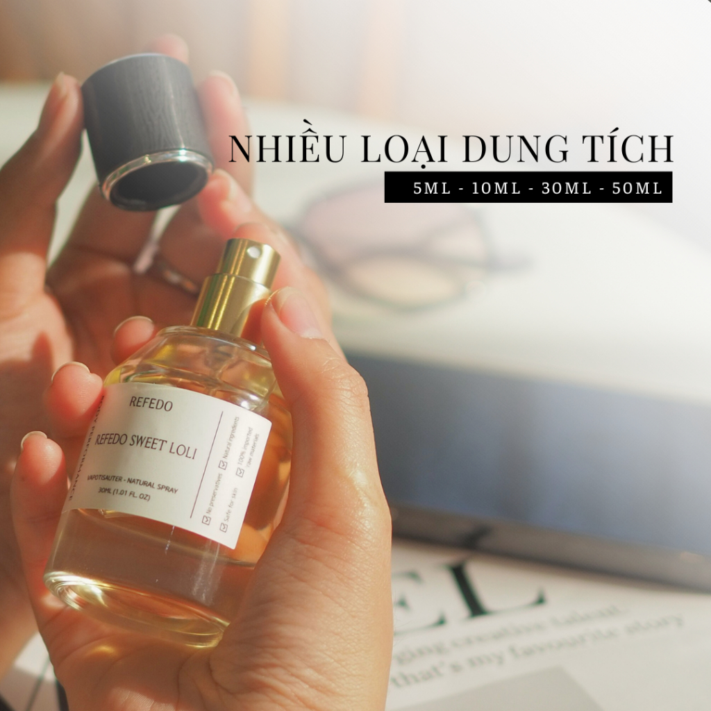 Nước Hoa Nữ Thơm Lâu REFEDO FLORAL, Tinh Dầu Nước Hoa Nữ Thơm Lưu Hương Lâu Ngọt Nhẹ Nhàng Quyến Rũ