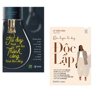 Sách -combo: tư duy vượt giới hạn, thành công vượt đám đông + rèn luyện tư duy độc lập