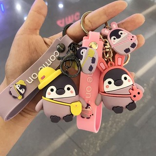 Móc khóa chim cánh cụt đáng yêu