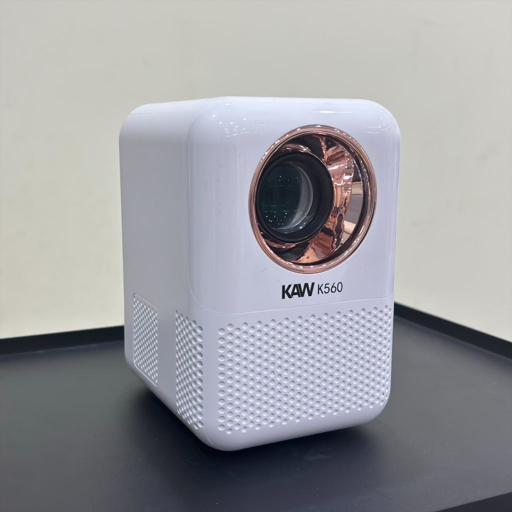 Máy chiếu mini KAW K560 - Kết Nối WIFI, Bluetooth, Audio Sinh Động, Hệ Điều Hành Android 10.0