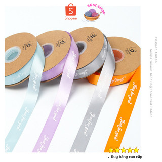 Ruy băng lụa cao cấp bản 2.5cm dùng trang trí hộp quà, bó hoa, nơ…