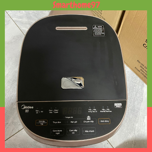 Nồi cơm cao tần Midea 1.8 lít MB-HS5008 , 1300W, Bảo hành 12 tháng - Smarthome97