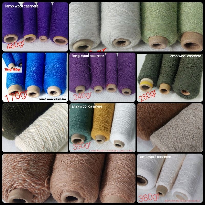 Combo len wool cao cấp thanh lý
