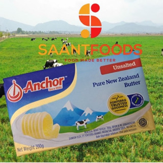 Bơ Lạt Anchor 200 gram/ Mặn Anchor 200 gram (Chỉ giao hỏa tốc trong TP.HCM bằng Grab hay Nowship)