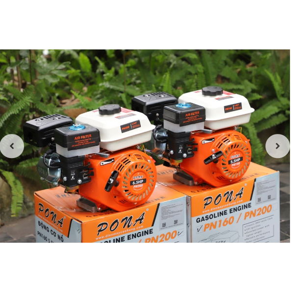 Máy nổ PONA PN160 - 5.5HP (cốt thẳng)