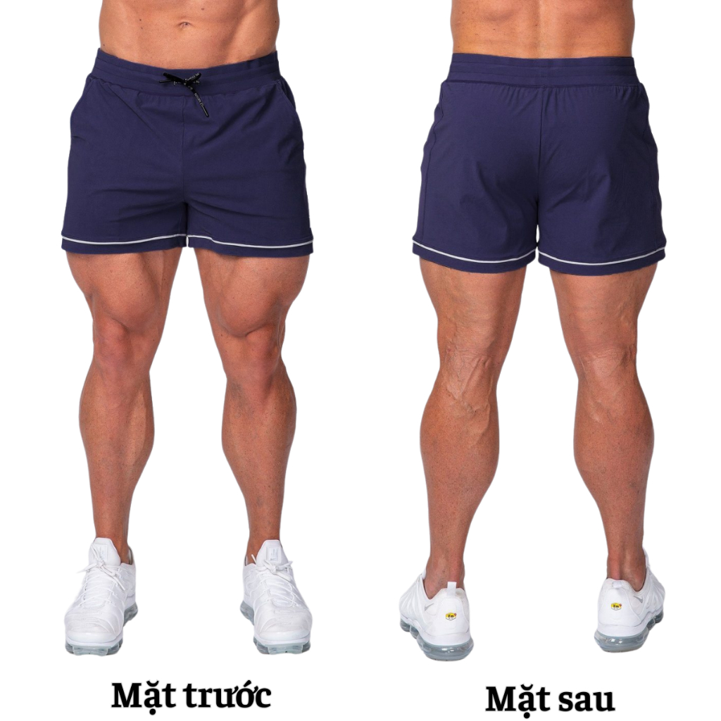 Quần short thể thao nam Q001- Chất Vải Quần Gió Mềm, Siêu Nhẹ, Dáng Thể Thao, Thiết Kế Trẻ Trung Năng Động