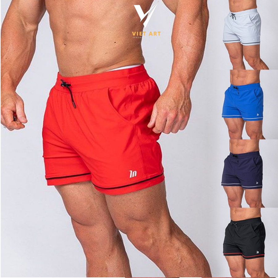 Quần Short Đùi Ngắn Rookie Tập Gym, Chạy Bộ, Đạp Xe, Thể Thao Nam Q001
