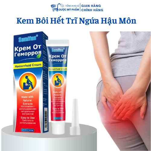 Kem bôi hết sạch trĩ, hậu m.ôn kéo búi trĩ xoa dịu tình trạng đau rát sưng tấy