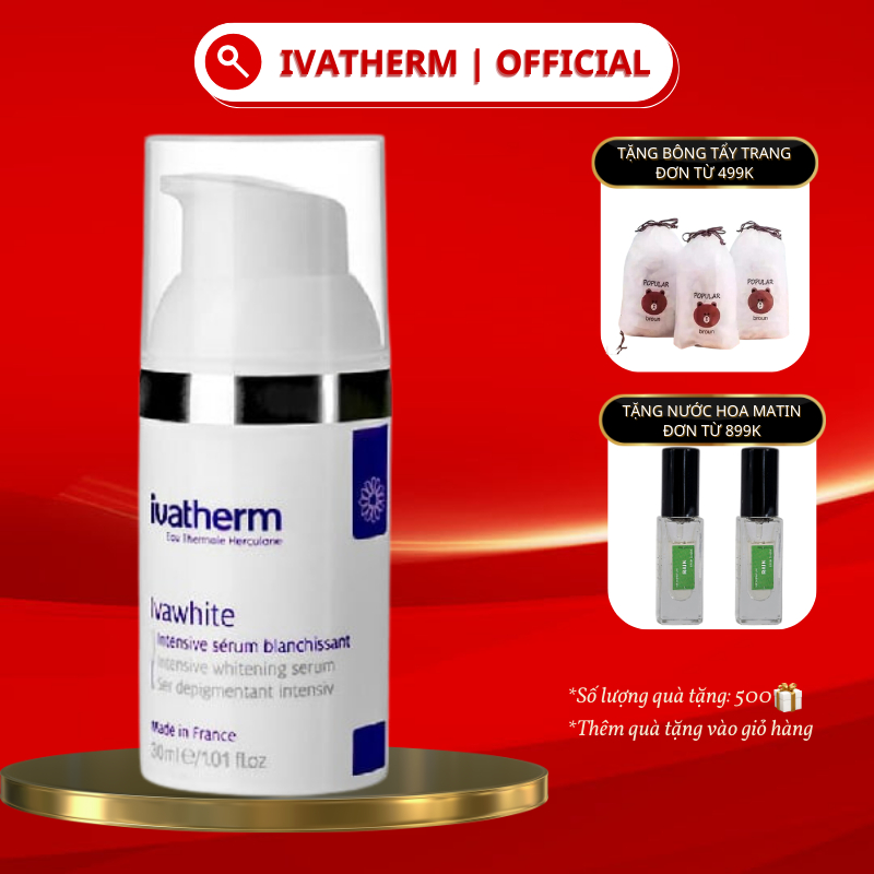 Serum hỗ trợ trị nám và làm sáng da Ivawhite Whitening Ivatherm 30ml