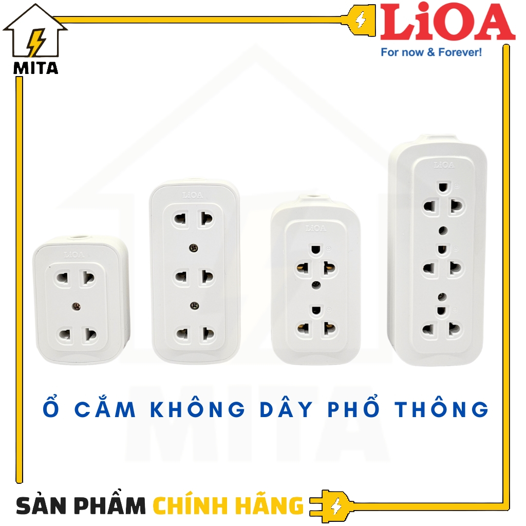 Ổ cắm điện LiOA không dây phổ thông công suất 2200W - MITA