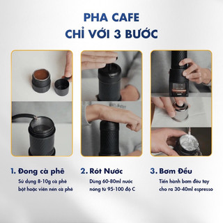 Máy Pha Cà Phê  STARESSO BASIC - Thiết bị pha espresso cầm tay tiện lợi