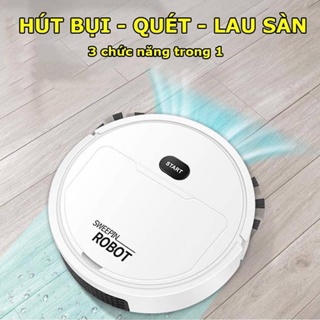 Robot Lau Nhà Máy Lau Bụi SWEEPIN Sạc Pin