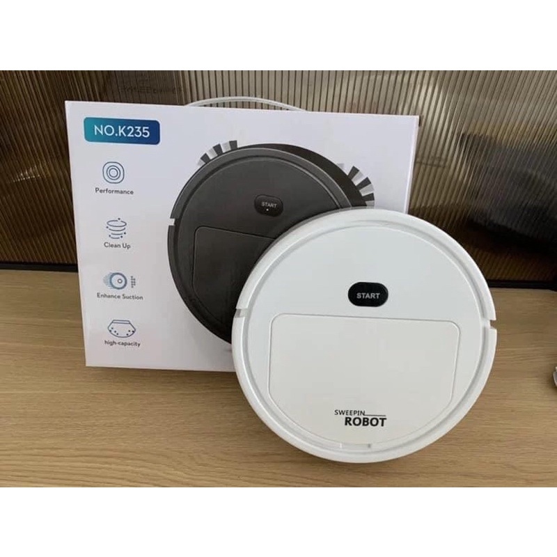 Robot Lau Nhà Máy Lau Bụi SWEEPIN Sạc Pin