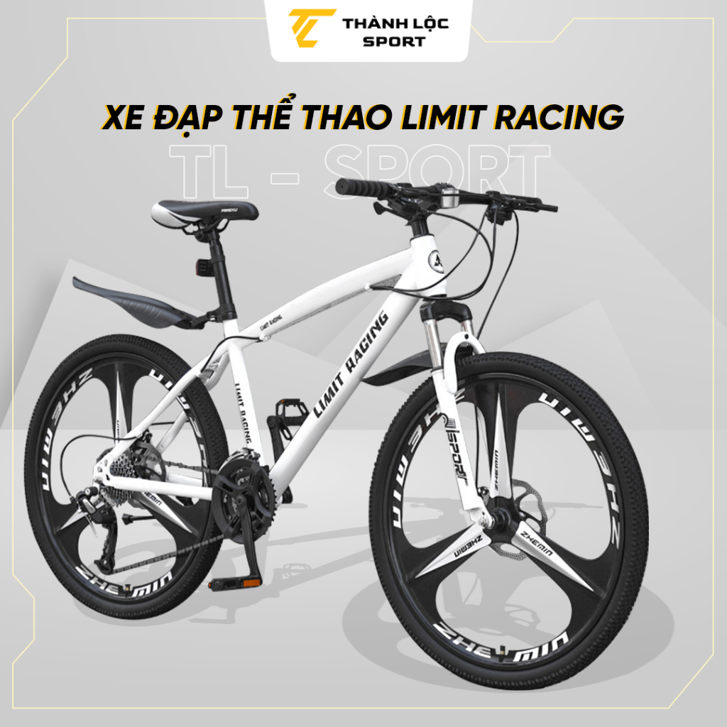 Xe Đạp Thể Thao Địa Hình Limit Racing 21 tốc độ, 26 Inch, Tặng Chắn Bùn, Đèn Phản Quang, Còi, Kệ và Bình - TL Sport
