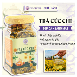 Trà hoa cúc chi Mộc Nhan thanh nhiệt đẹp da sáng mắt ngủ ngon - Hộp 40gr