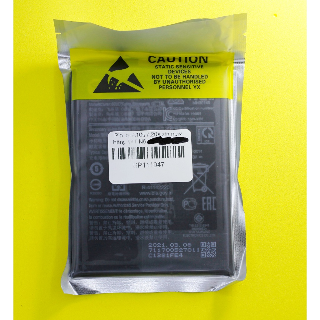 Pin  cho Samsung A10s / Samsung A20s dùng chung zin new