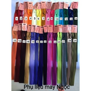 Dây kéo giọt nước hiệu HKK(25,40,50,60cm)
