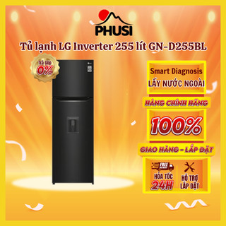 [GIAO HCM] - Tủ lạnh LG GN-D255BL, 255 lít, Inverter - HÀNG CHÍNH HÃNG