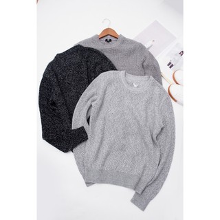 Áo sweater cổ tròn tay dài bo lai áo A3561