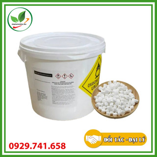 Khử trùng dạng viên Clo sủi  TCCA viên sủi 2g. Xử lý nước, xử lý đáy. Xô 5kg