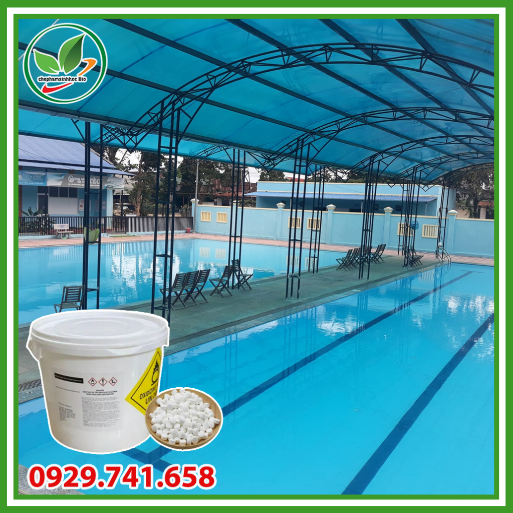 Khử trùng dạng viên Clo sủi  TCCA viên sủi 2g. Xử lý nước, xử lý đáy. Xô 5kg