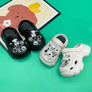 Dép bé gái , dép CROSS cho bé trai bé gái Bearbrick , kèm sticker DL39