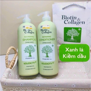 cặp dầu gội mềm mượt tóc biotin 1000ml