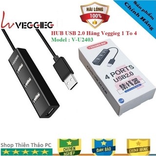 Hup Chia Cổng Usb 1 ra 4 Hãng Veggieg 2.0 Model V-U2403